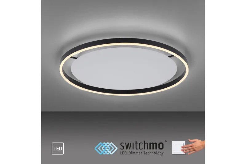 Taklampa Ritus - 58,5x5,3x58,5 cm, Antracit - Belysning - Inomhusbelysning & lampor - Taklampor & takbelysning - Plafond