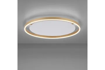 Taklampa Ritus - 58,5x5,3x58,5 cm, Matt mässing - Belysning - Inomhusbelysning & lampor - Taklampor & takbelysning - Plafond