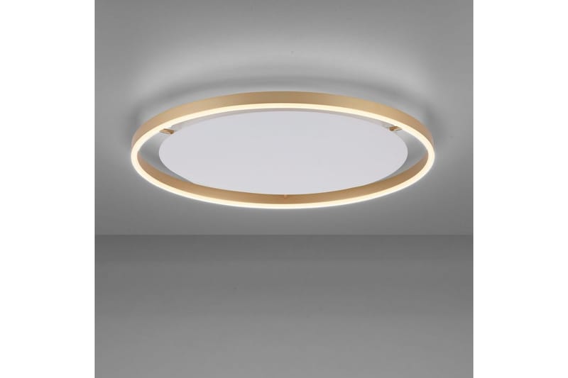 Taklampa Ritus - 58,5x5,3x58,5 cm, Matt mässing - Belysning - Inomhusbelysning & lampor - Taklampor & takbelysning - Plafond