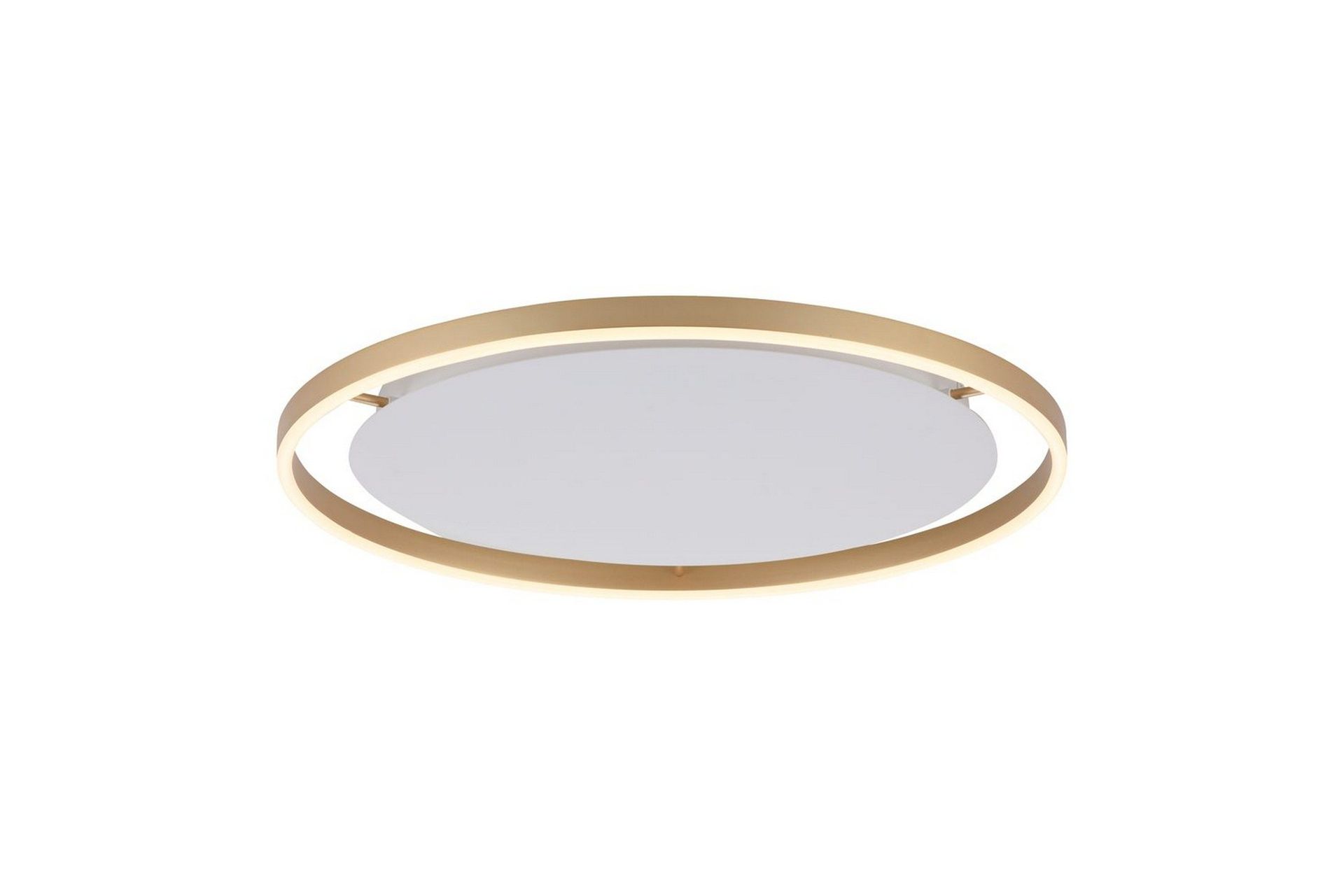 Taklampa Ritus - 58,5x5,3x58,5 cm, Matt mässing