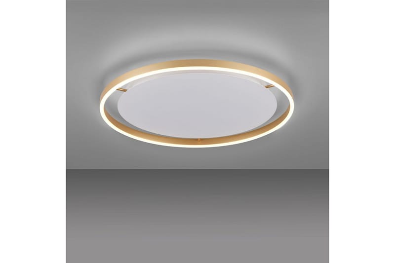 Taklampa Ritus - 58,5x5,3x58,5 cm, Matt mässing - Belysning - Inomhusbelysning & lampor - Taklampor & takbelysning - Plafond