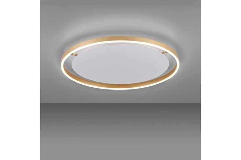 Taklampa Ritus - 58,5x5,3x58,5 cm, Matt mässing - Belysning - Inomhusbelysning & lampor - Taklampor & takbelysning - Plafond