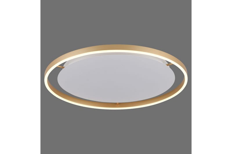 Taklampa Ritus - 58,5x5,3x58,5 cm, Matt mässing - Belysning - Inomhusbelysning & lampor - Taklampor & takbelysning - Plafond