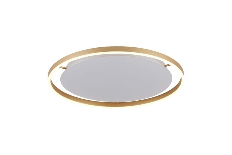 Taklampa Ritus - 58,5x5,3x58,5 cm, Matt mässing - Belysning - Inomhusbelysning & lampor - Taklampor & takbelysning - Plafond