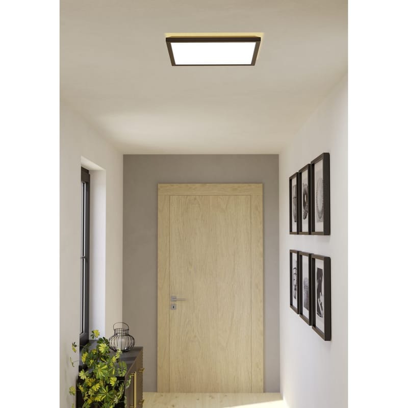 Taklampa Rovito - Svart, 390x390 mm - Belysning - Inomhusbelysning & lampor - Taklampor & takbelysning - Plafond