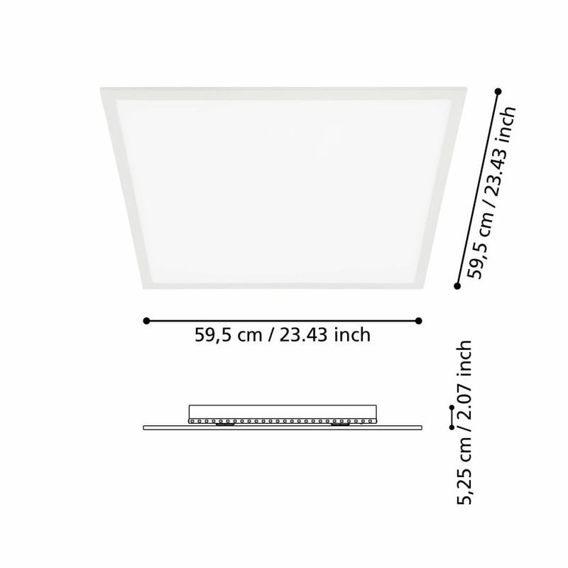Taklampa Salobrena - 59,5 cm - Belysning - Inomhusbelysning & lampor - Taklampor & takbelysning - Plafond