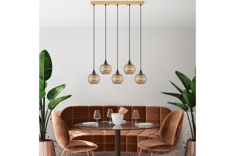 Taklampa Silen trippel guld - Guld - Belysning - Inomhusbelysning & lampor - Taklampor & takbelysning - Kökslampa & pendellampa