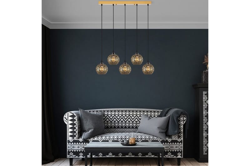 Taklampa Silen trippel guld - Guld - Belysning - Inomhusbelysning & lampor - Taklampor & takbelysning - Kökslampa & pendellampa