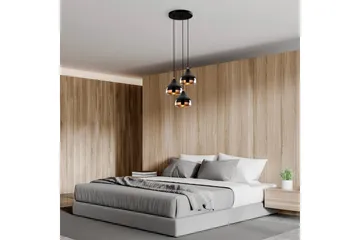 Taklampa Sood Koppar / Svart - Koppar / Svart - Belysning - Inomhusbelysning & lampor - Taklampor & takbelysning - Kökslampa & pendellampa