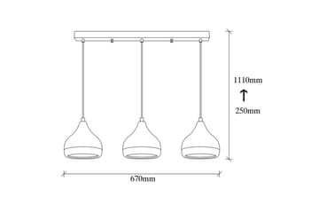 Taklampa Sood Vit / Argentu - Vit / Argentu - Belysning - Inomhusbelysning & lampor - Taklampor & takbelysning - Kökslampa & pendellampa