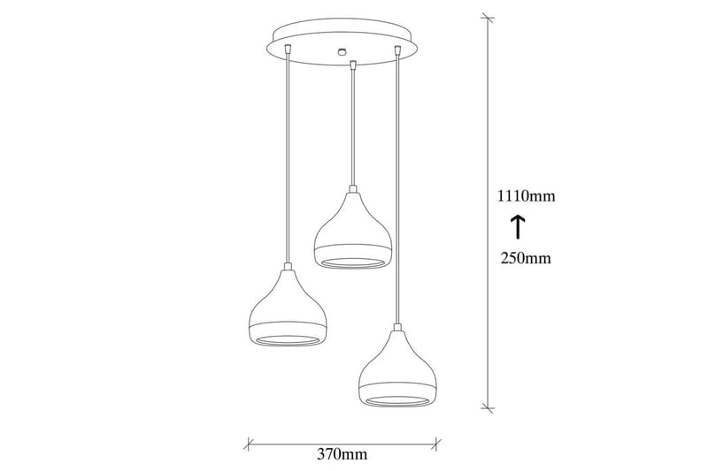 Taklampa Sood Vit / Röd / Rany - Vit / Röd / Rany - Belysning - Inomhusbelysning & lampor - Taklampor & takbelysning - Kökslampa & pendellampa