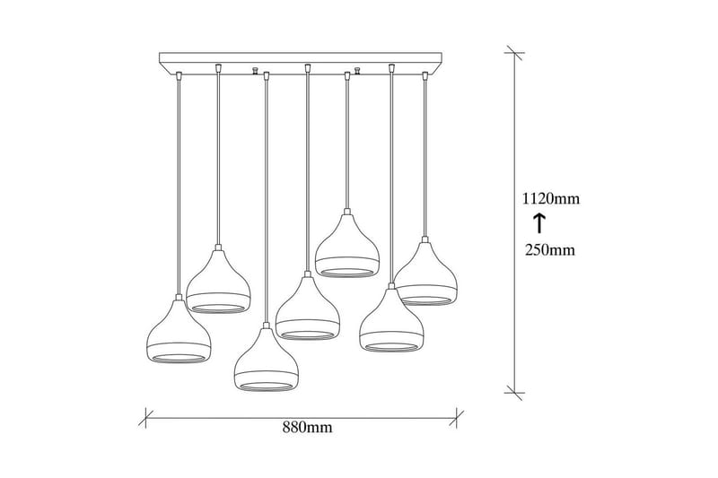 Taklampa Soodn Svart / Koppar - Svart - Belysning - Inomhusbelysning & lampor - Taklampor & takbelysning - Kökslampa & pendellampa