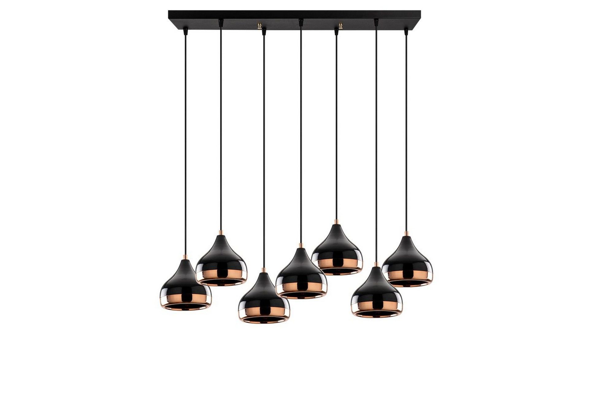 Taklampa Soodn Svart / Koppar - Svart