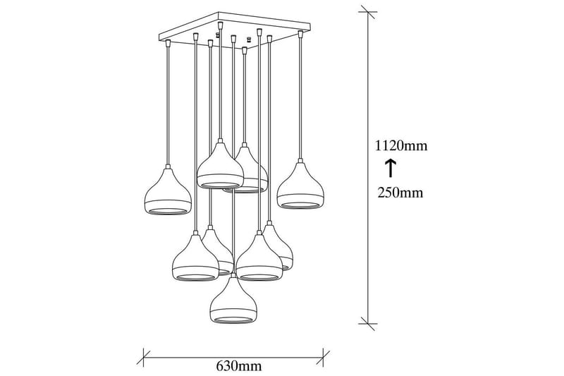 Taklampa Soodn Svart / Koppar - Svart - Belysning - Inomhusbelysning & lampor - Taklampor & takbelysning - Kökslampa & pendellampa