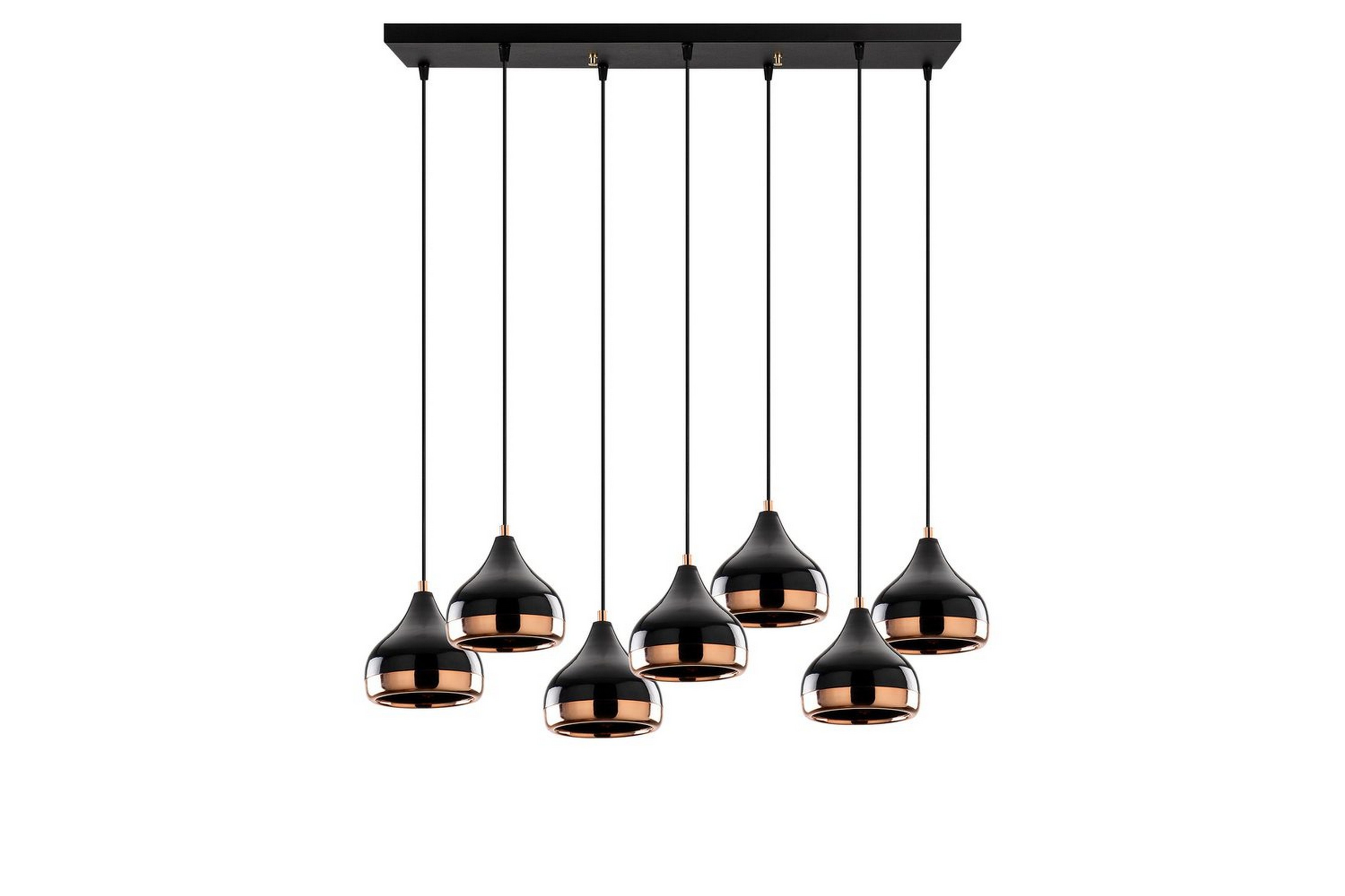 Taklampa Soodn Svart / Koppar - Svart