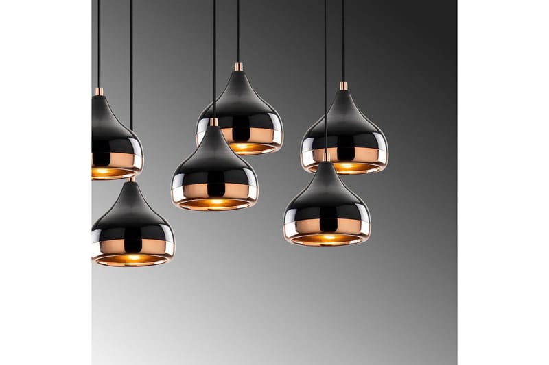 Taklampa Soodn Svart / Koppar - Svart - Belysning - Inomhusbelysning & lampor - Taklampor & takbelysning - Kökslampa & pendellampa