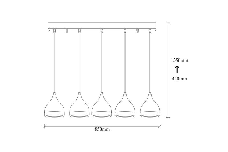 Taklampa Soodne Svart / Koppar - Koppar/Svart - Belysning - Inomhusbelysning & lampor - Taklampor & takbelysning - Kökslampa & pendellampa