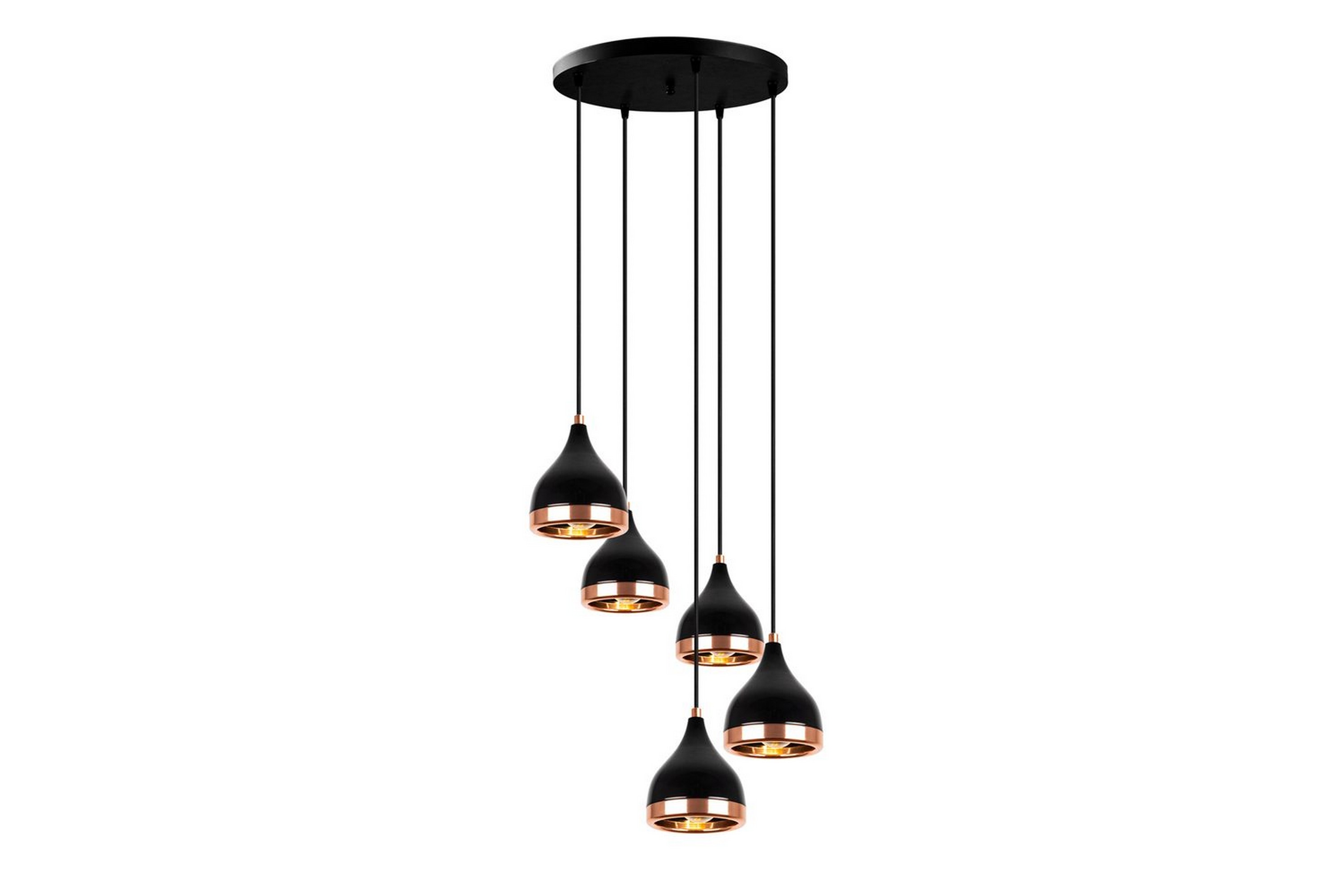 Taklampa Soodne Svart / Koppar - Koppar/Svart