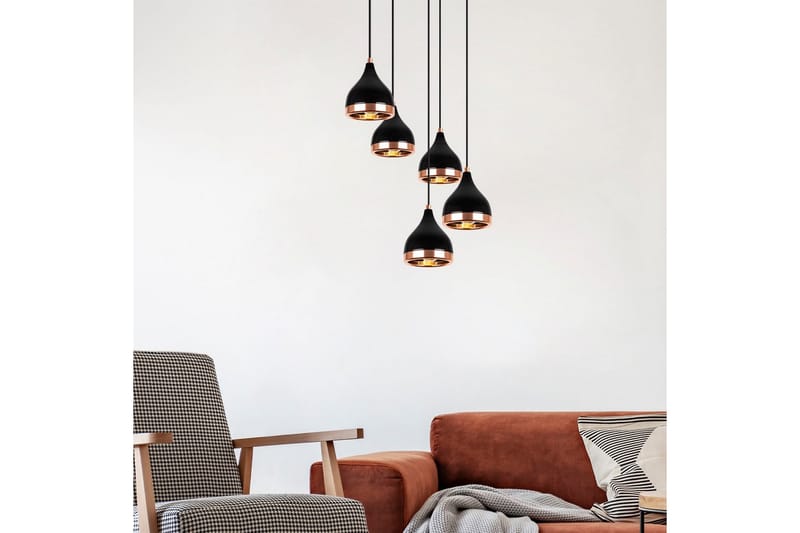 Taklampa Soodne Svart / Koppar - Koppar/Svart - Belysning - Inomhusbelysning & lampor - Taklampor & takbelysning - Kökslampa & pendellampa