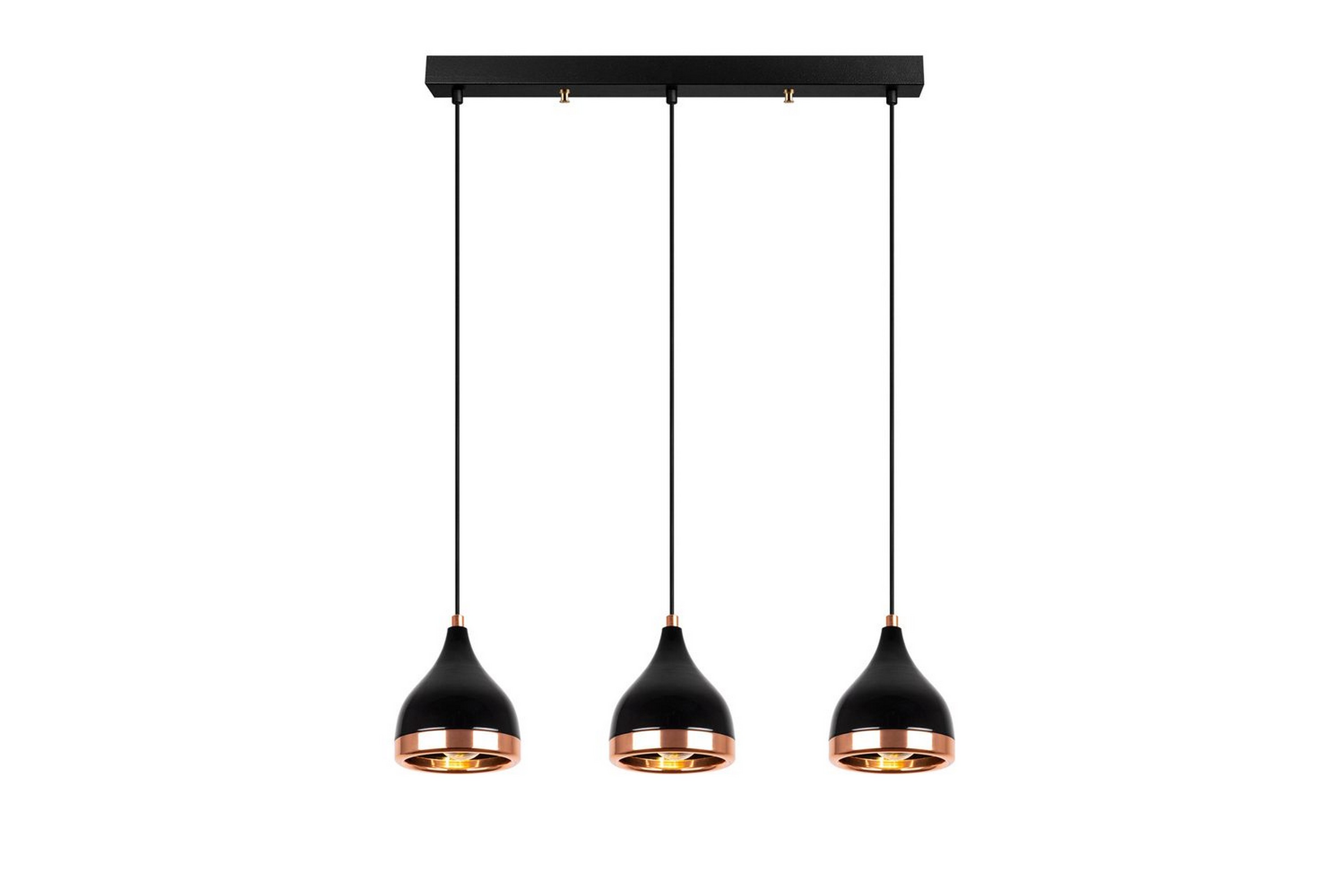 Taklampa Soodne Svart / Koppar - Koppar/Svart