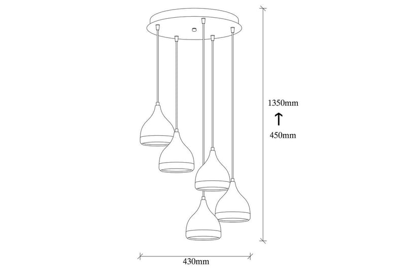Taklampa Soodne Svart / Koppar - Koppar/Svart - Belysning - Inomhusbelysning & lampor - Taklampor & takbelysning - Kökslampa & pendellampa
