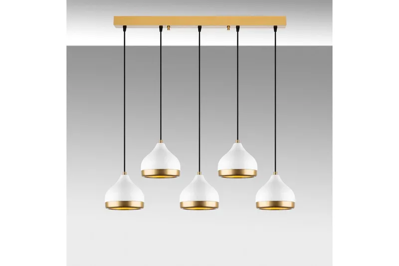 Taklampa Soodni Fem Horisontell Vit - Vit - Belysning - Inomhusbelysning & lampor - Taklampor & takbelysning - Kökslampa & pendellampa