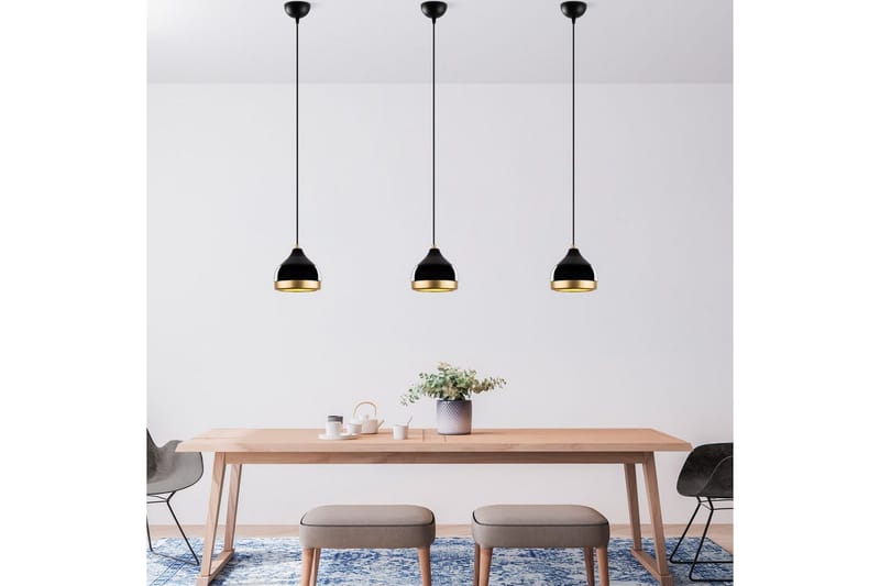 Taklampa Soodni Svart - Svart - Belysning - Inomhusbelysning & lampor - Taklampor & takbelysning - Kökslampa & pendellampa