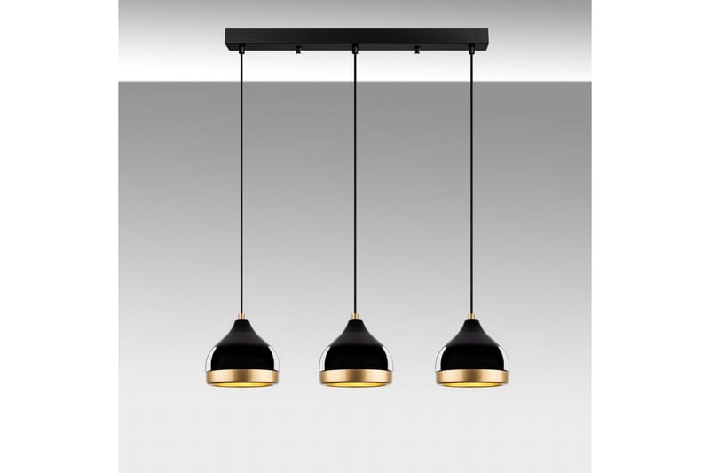 Taklampa Soodni Tre Horisont Svart - Svart - Belysning - Inomhusbelysning & lampor - Taklampor & takbelysning - Kökslampa & pendellampa