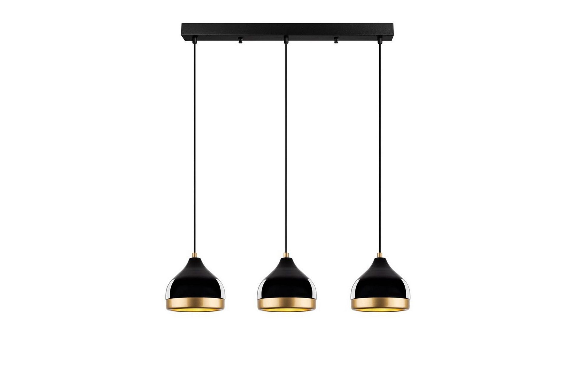 Taklampa Soodni Tre Horisont Svart - Svart