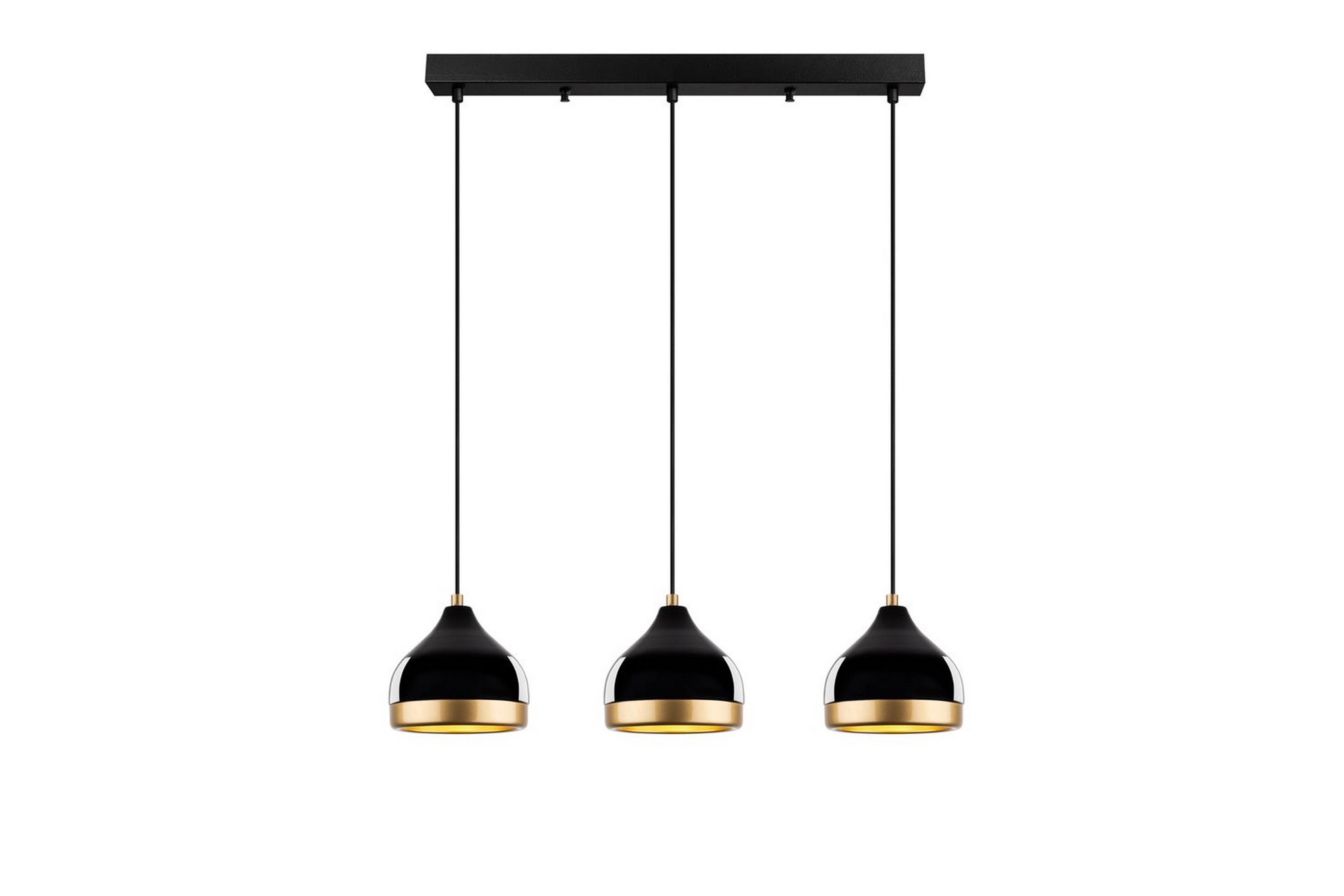 Taklampa Soodni Tre Horisont Svart - Svart