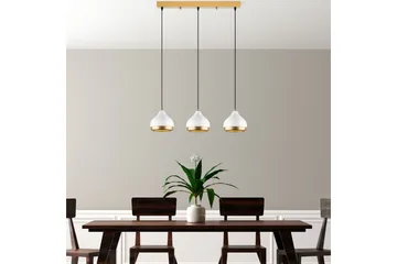 Taklampa Soodni Tre Horisont Vit - Vit - Belysning - Inomhusbelysning & lampor - Taklampor & takbelysning - Kökslampa & pendellampa