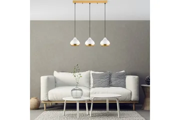 Taklampa Soodni Tre Horisont Vit - Vit - Belysning - Inomhusbelysning & lampor - Taklampor & takbelysning - Kökslampa & pendellampa