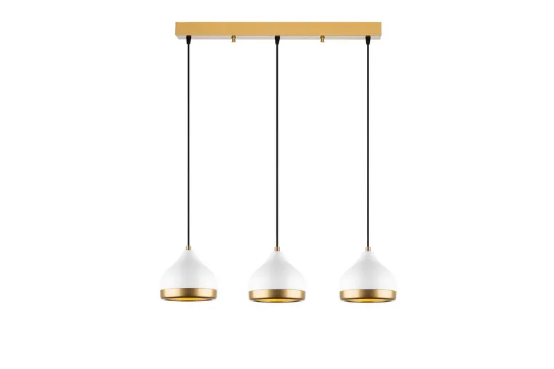 Taklampa Soodni Tre Horisont Vit, Vit