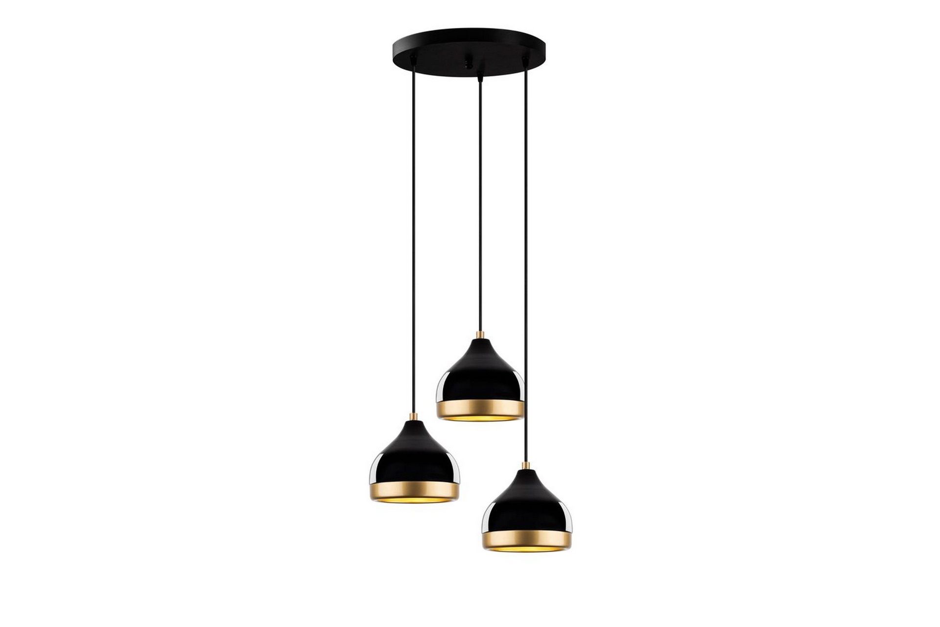 Taklampa Soodni Tre Sufia Svart - Svart