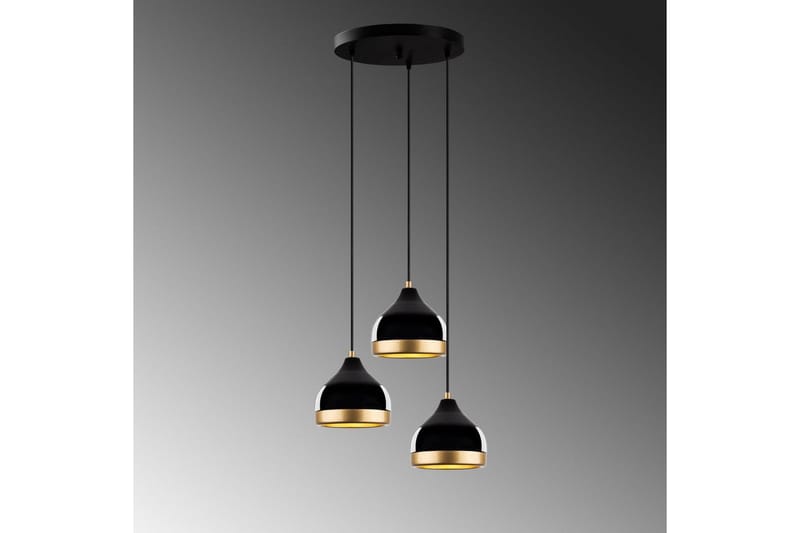 Taklampa Soodni Tre Sufia Svart - Svart - Belysning - Inomhusbelysning & lampor - Taklampor & takbelysning - Kökslampa & pendellampa