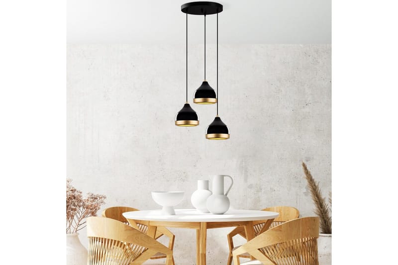 Taklampa Soodni Tre Sufia Svart - Svart - Belysning - Inomhusbelysning & lampor - Taklampor & takbelysning - Kökslampa & pendellampa