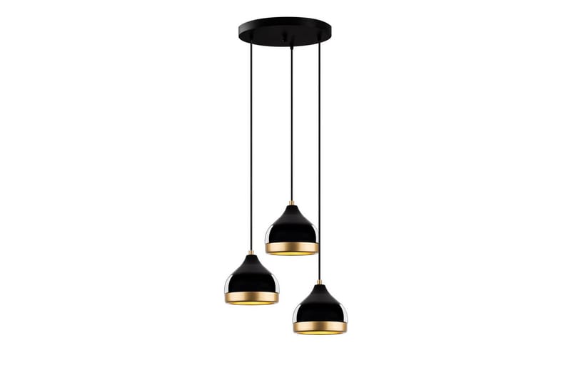 Taklampa Soodni Tre Sufia Svart - Svart - Belysning - Inomhusbelysning & lampor - Taklampor & takbelysning - Kökslampa & pendellampa