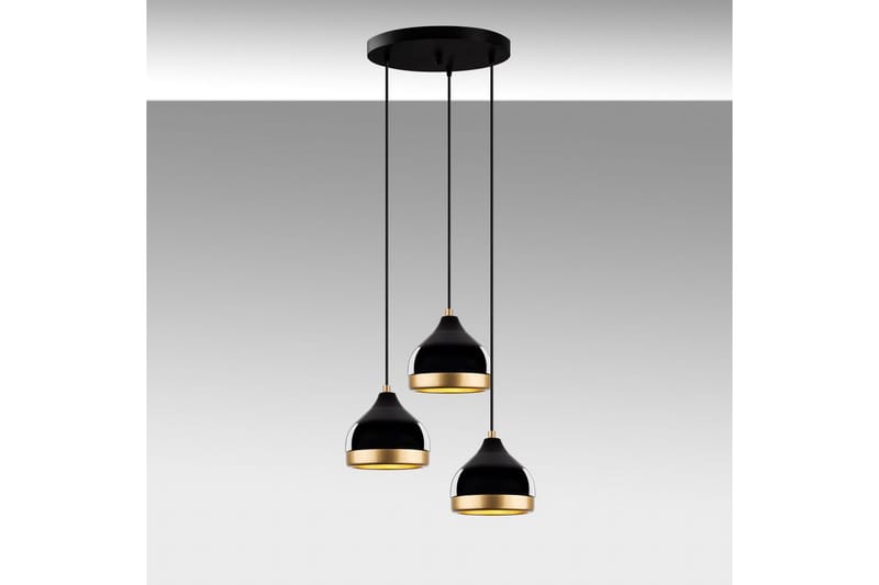 Taklampa Soodni Tre Sufia Svart - Svart - Belysning - Inomhusbelysning & lampor - Taklampor & takbelysning - Kökslampa & pendellampa