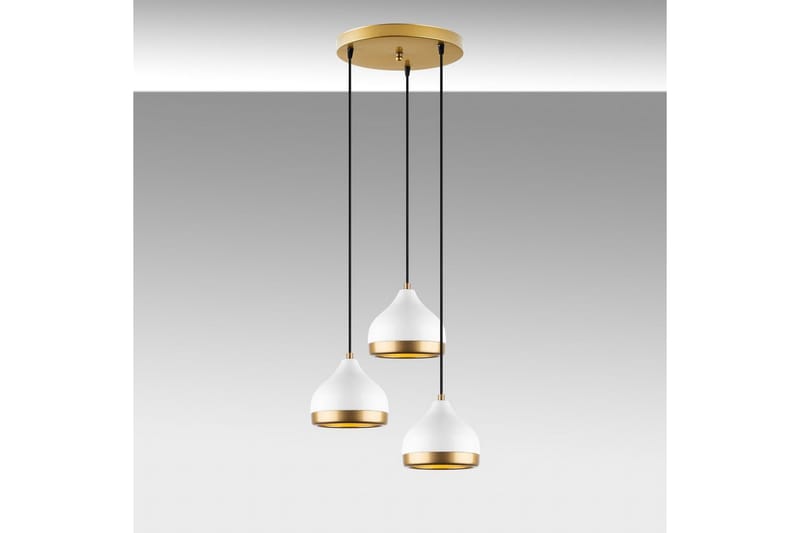 Taklampa Soodni Tre Sufia Vit - Vit - Belysning - Inomhusbelysning & lampor - Taklampor & takbelysning - Kökslampa & pendellampa