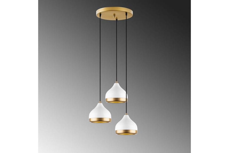 Taklampa Soodni Tre Sufia Vit - Vit - Belysning - Inomhusbelysning & lampor - Taklampor & takbelysning - Kökslampa & pendellampa