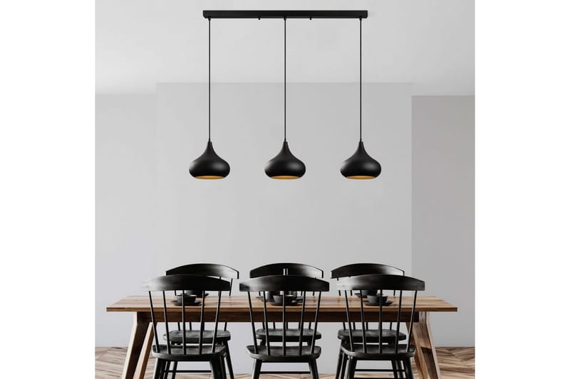 Taklampa Sorna Svart - Svart - Belysning - Inomhusbelysning & lampor - Taklampor & takbelysning - Kökslampa & pendellampa