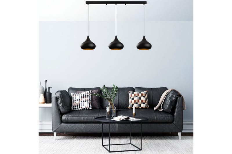 Taklampa Sorna Svart - Svart - Belysning - Inomhusbelysning & lampor - Taklampor & takbelysning - Kökslampa & pendellampa