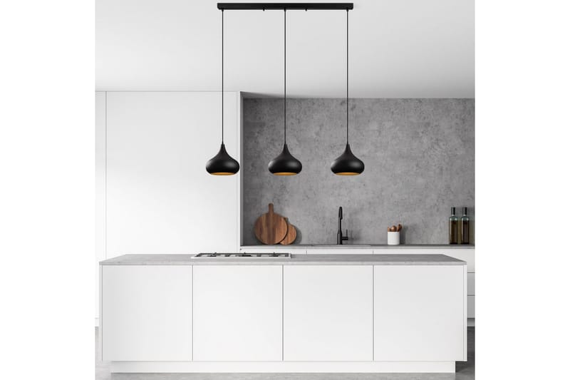Taklampa Sorna Svart - Svart - Belysning - Inomhusbelysning & lampor - Taklampor & takbelysning - Kökslampa & pendellampa