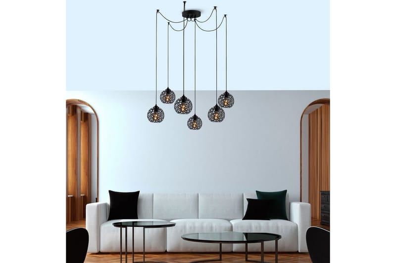 Taklampa Sourab Brilo Svart - Svart - Belysning - Inomhusbelysning & lampor - Taklampor & takbelysning - Kökslampa & pendellampa