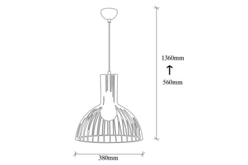 Taklampa Sourab Ljus Svart - Svart - Belysning - Inomhusbelysning & lampor - Taklampor & takbelysning - Kökslampa & pendellampa