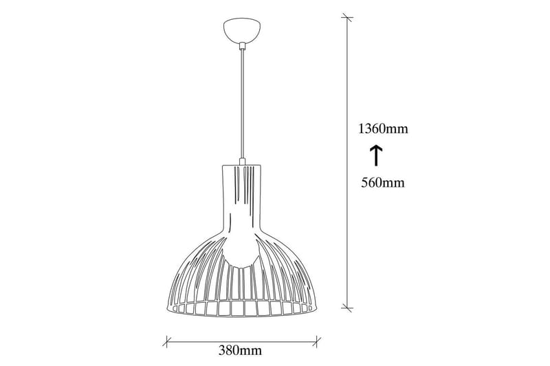 Taklampa Sourab Ljus Svart - Svart - Belysning - Inomhusbelysning & lampor - Taklampor & takbelysning - Kökslampa & pendellampa