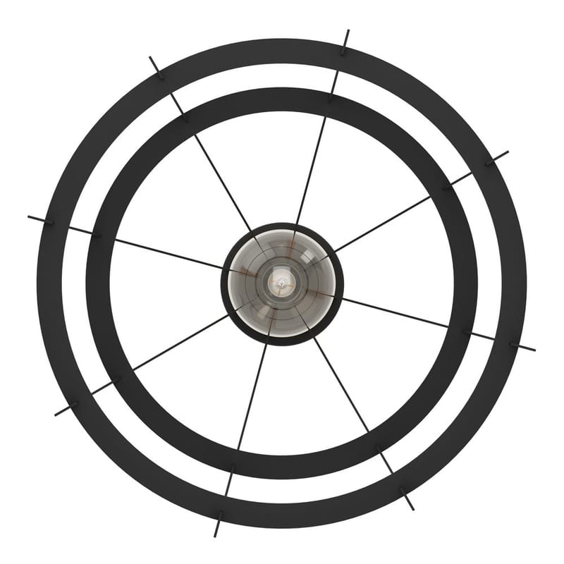 Taklampa Stillington - Svart/Fanér - Belysning - Inomhusbelysning & lampor - Taklampor & takbelysning - Plafond
