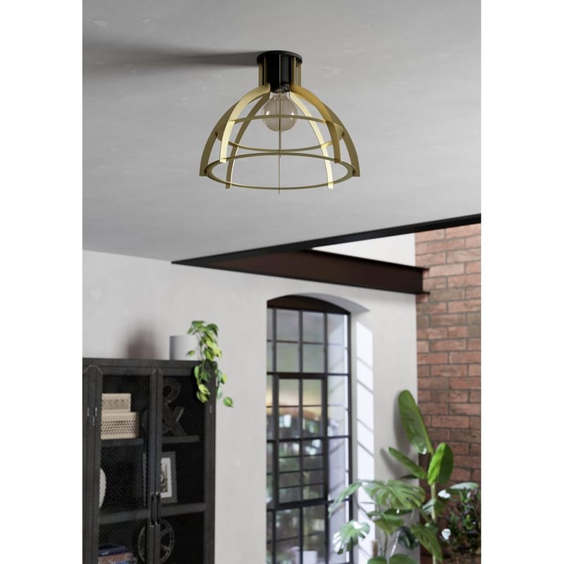 Taklampa Stillington - Svart/Guld - Belysning - Inomhusbelysning & lampor - Taklampor & takbelysning - Plafond