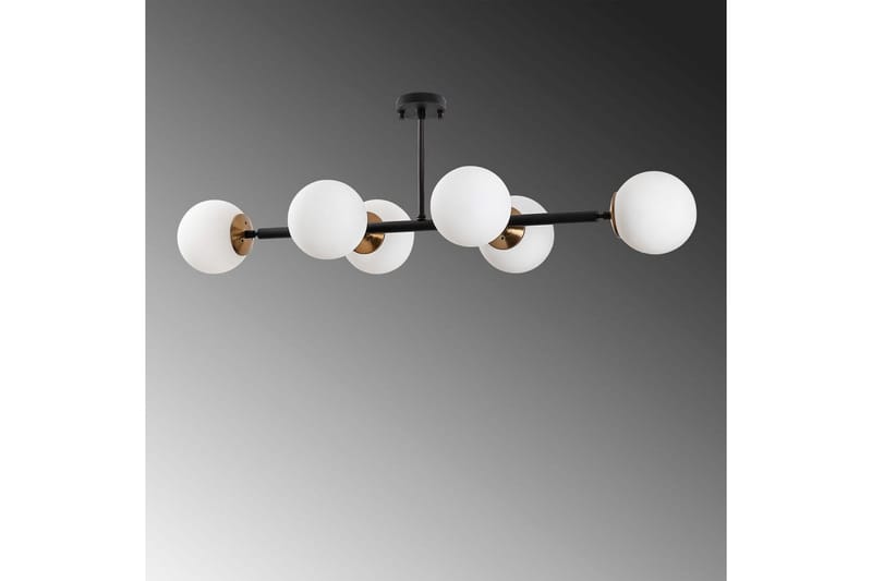 Taklampa Subin Platt Svart / Grädde - Svart / Grädde - Belysning - Inomhusbelysning & lampor - Taklampor & takbelysning - Kökslampa & pendellampa