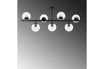Taklampa Subin Platt Svart / Transparent - Svart / Transparent - Belysning - Inomhusbelysning & lampor - Taklampor & takbelysning - Kökslampa & pendellampa